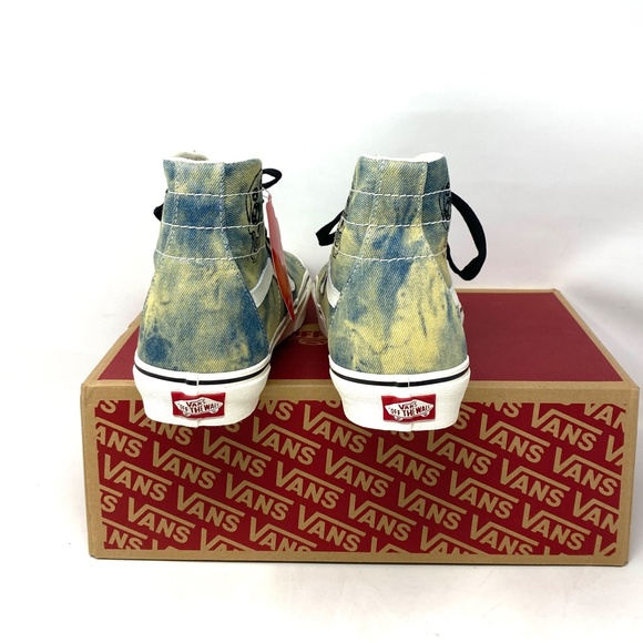 VANS Sk8-Hi Tapered Shoes High Top Denim Olive Men’s Size Sneakers VN0A5KRUY33 - Picture 4 of 9